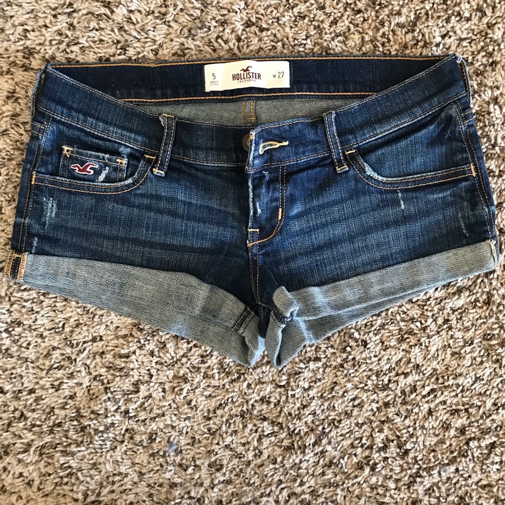 Denim Hollister shorts size 5